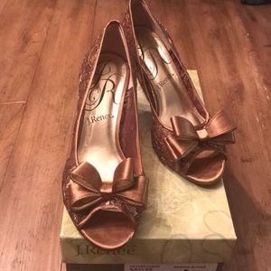 “Brown Sugar” Coppery Brown Dress Pumps